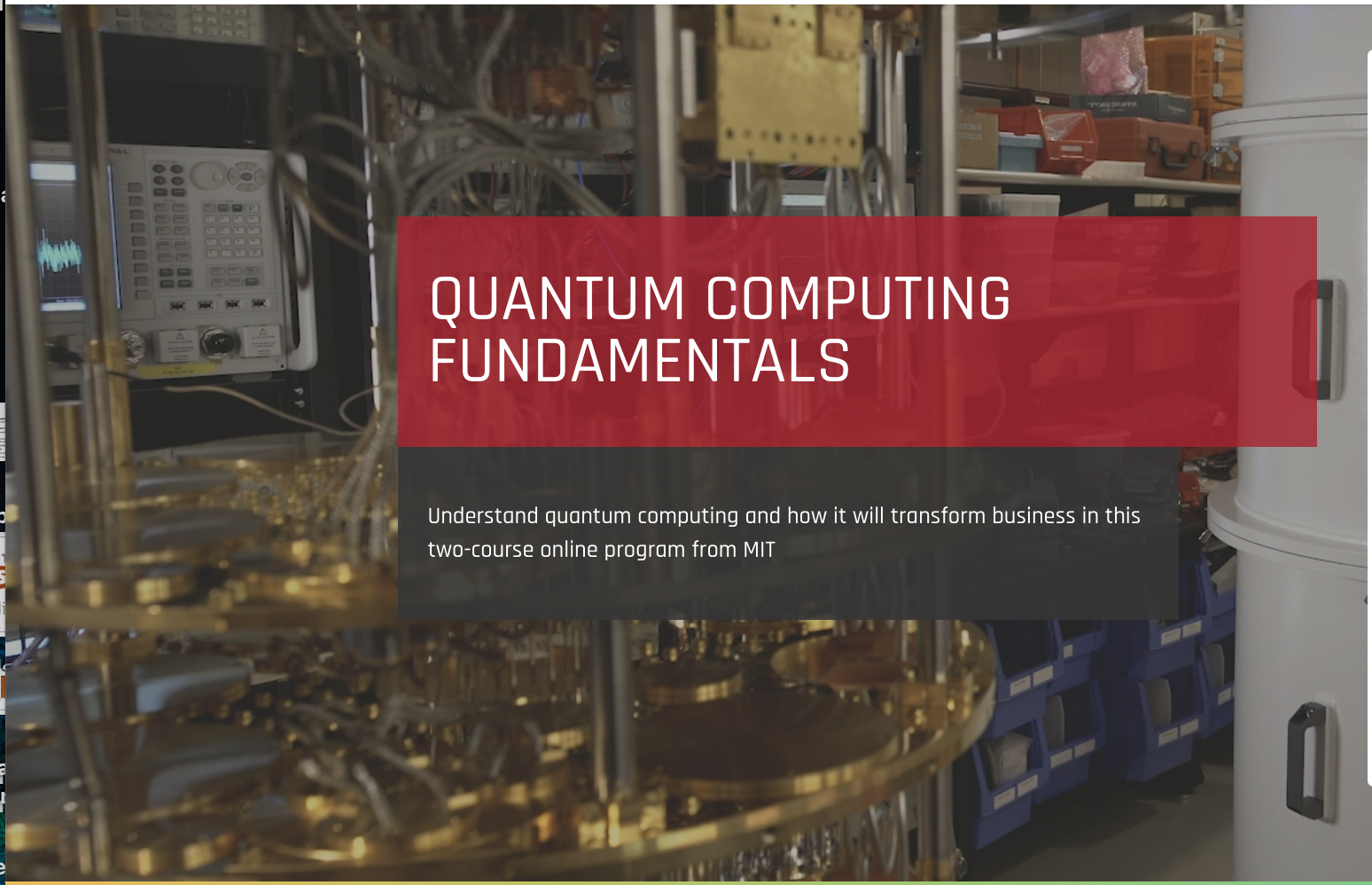 Quantum Computing Fundamentals CSAIL Alliances